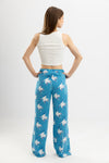 Rayon Summer Star Pants Blue