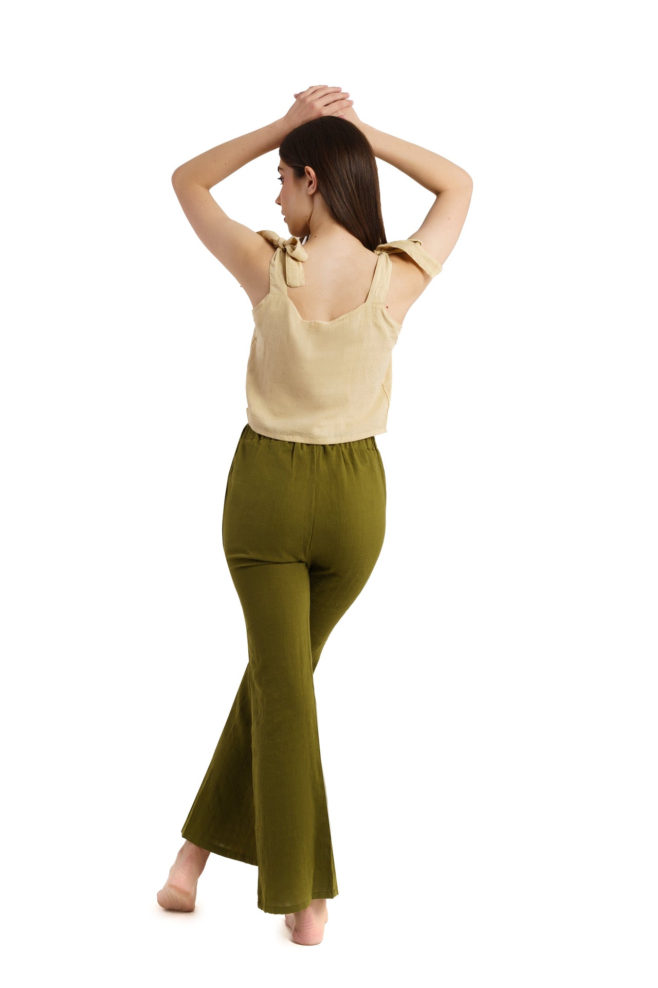 Olive Plain full Pajamas