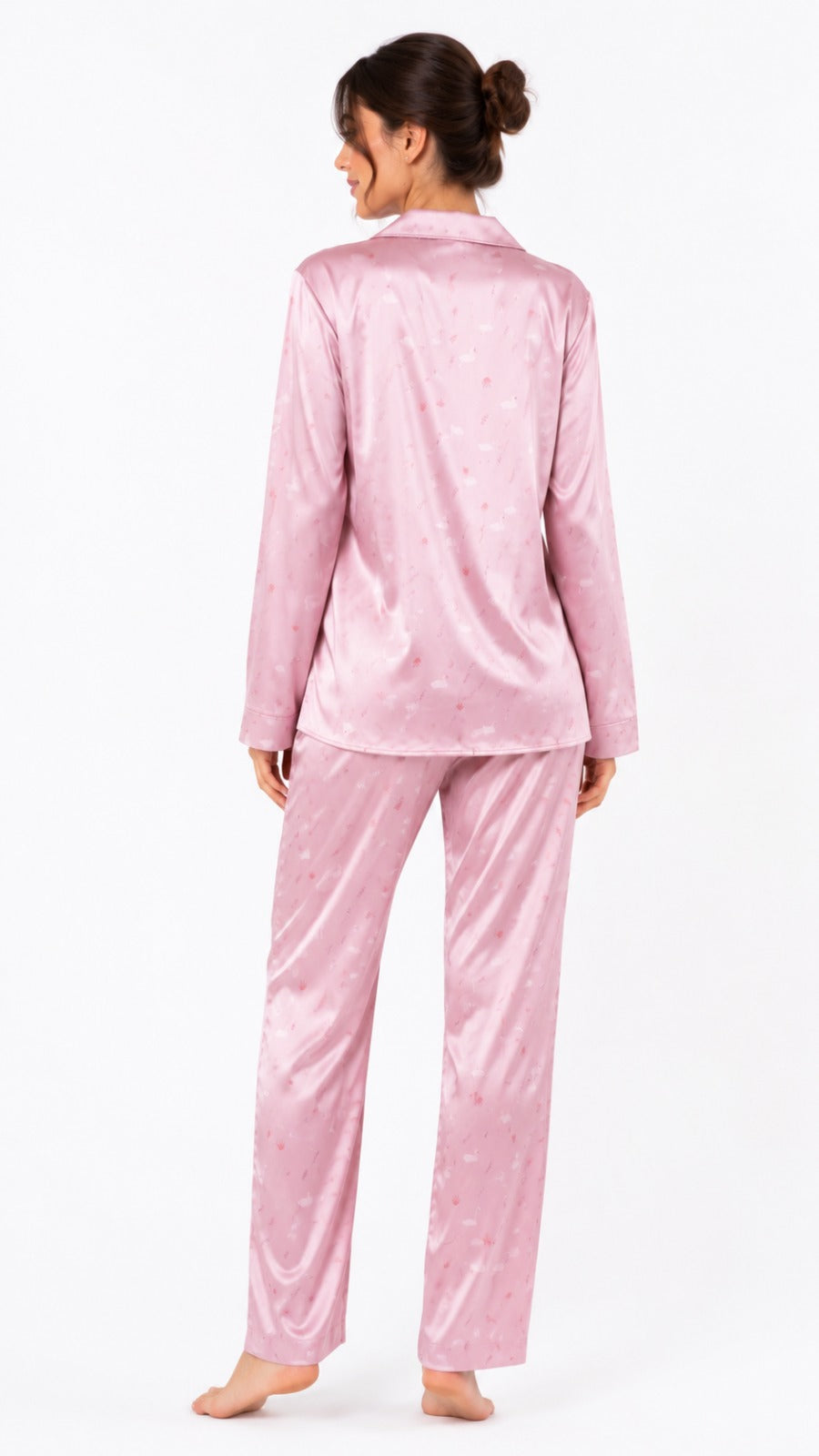 Pink whisper stain pajama