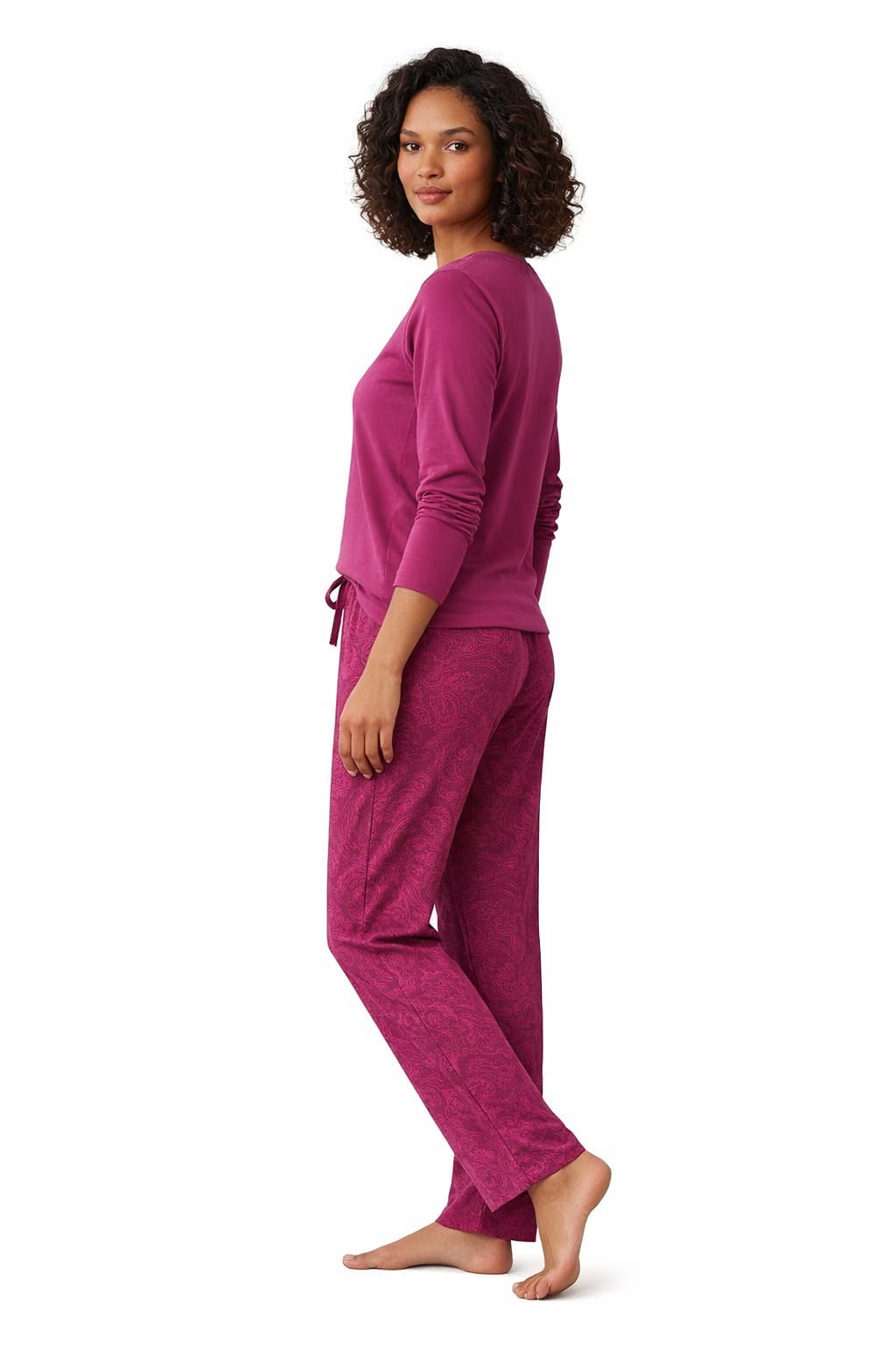 Rosy Night Lounge Set