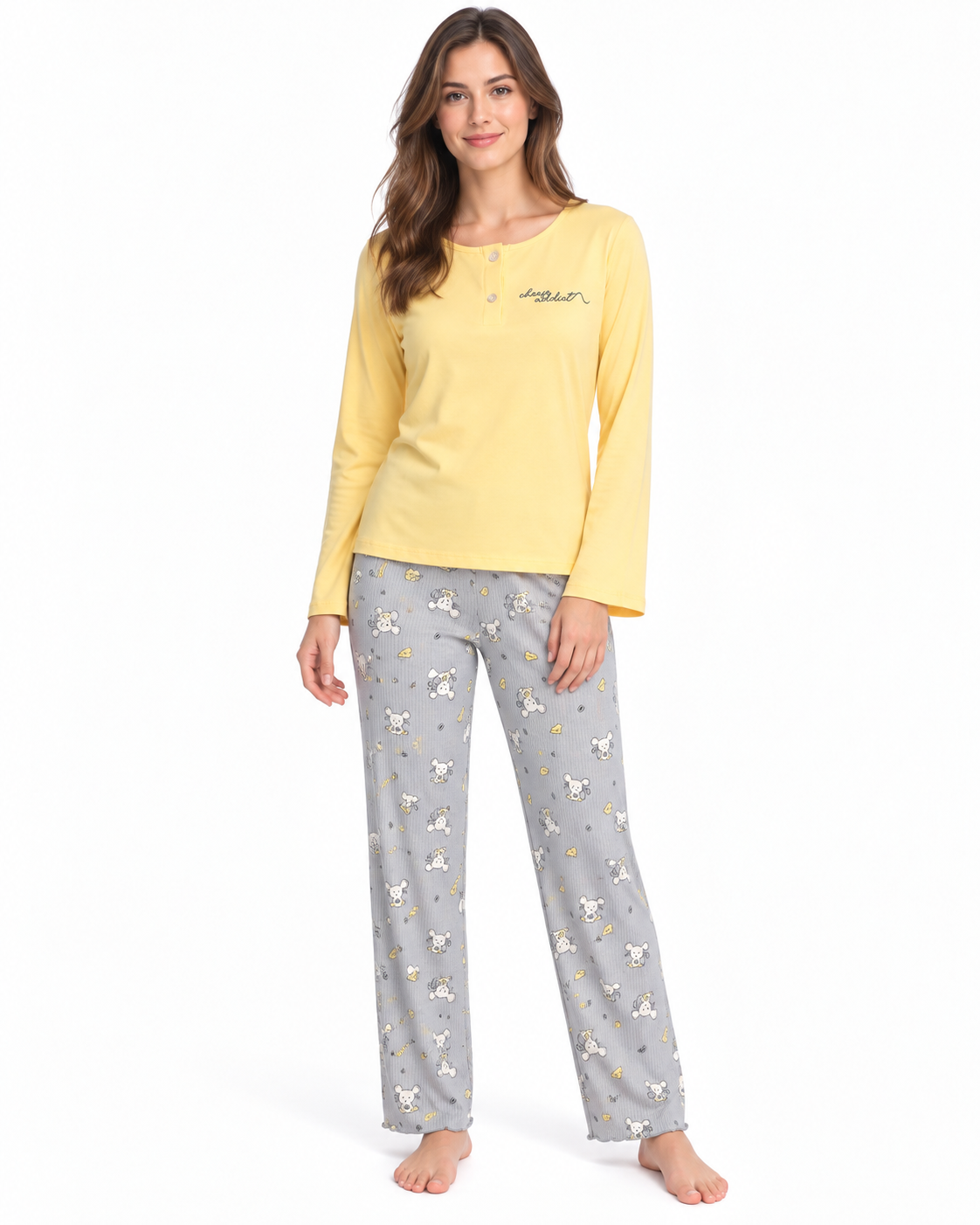 Cheesy Dreams Pajama Set