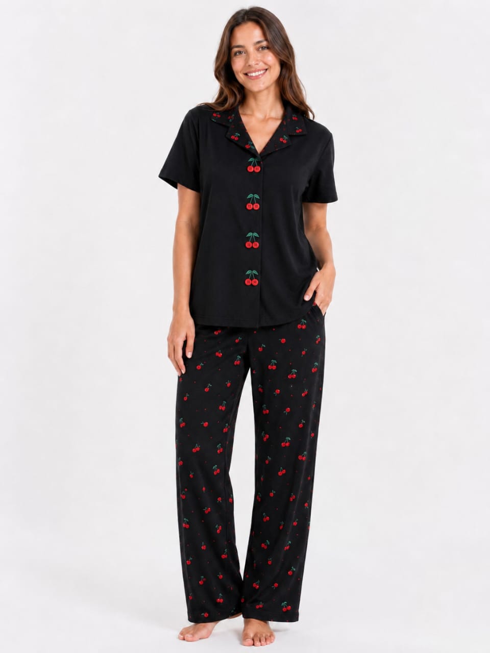 Midnight Cherry pajama