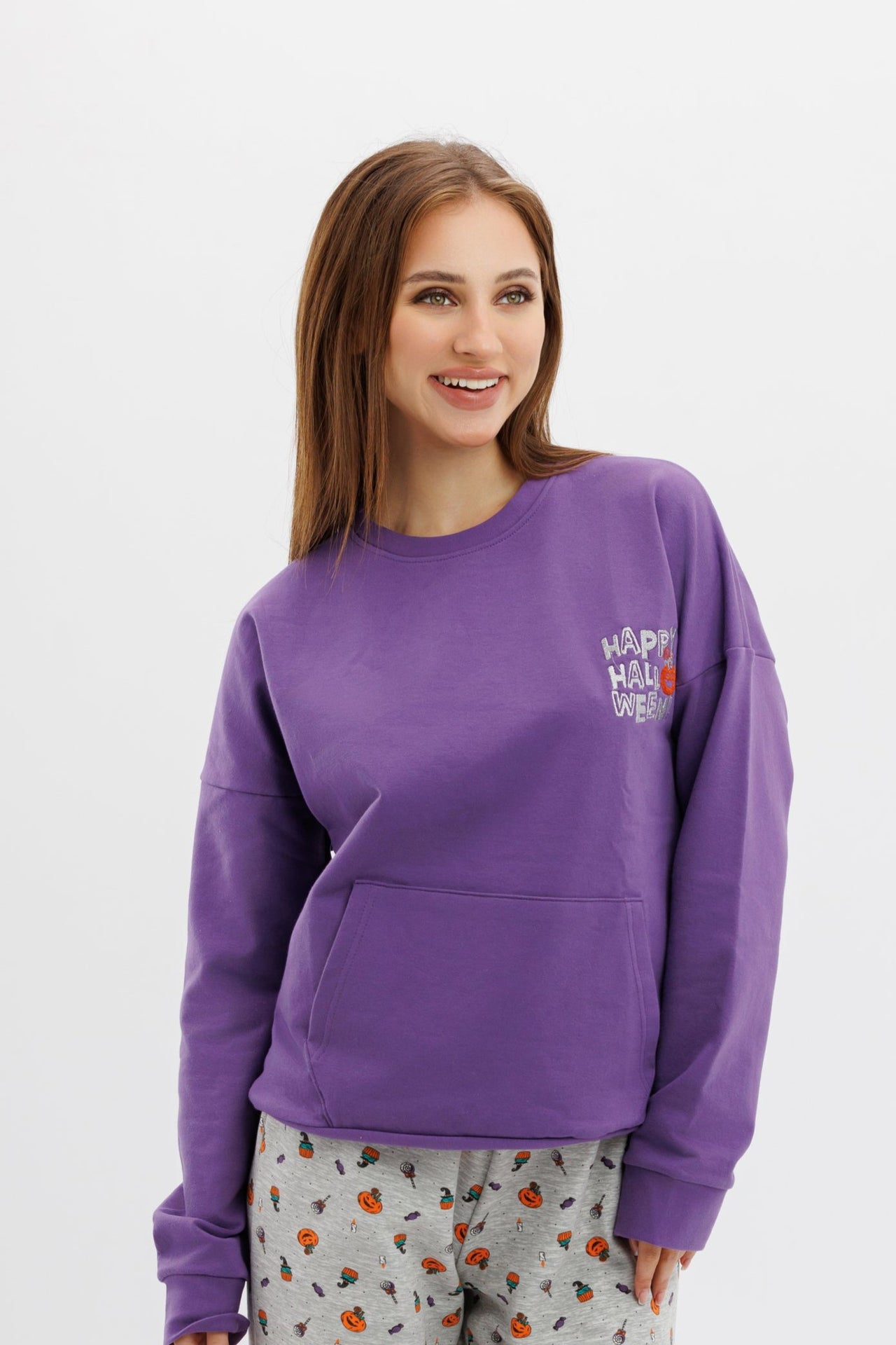 Winter purple top