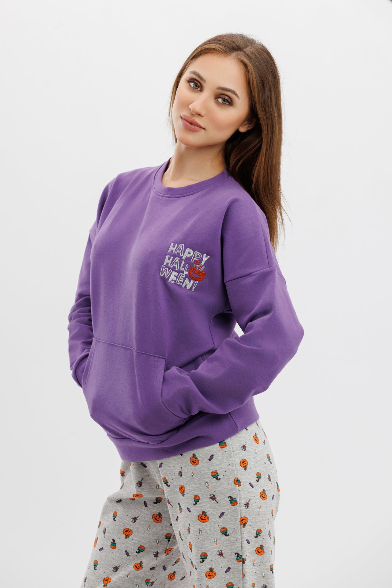 Winter purple top