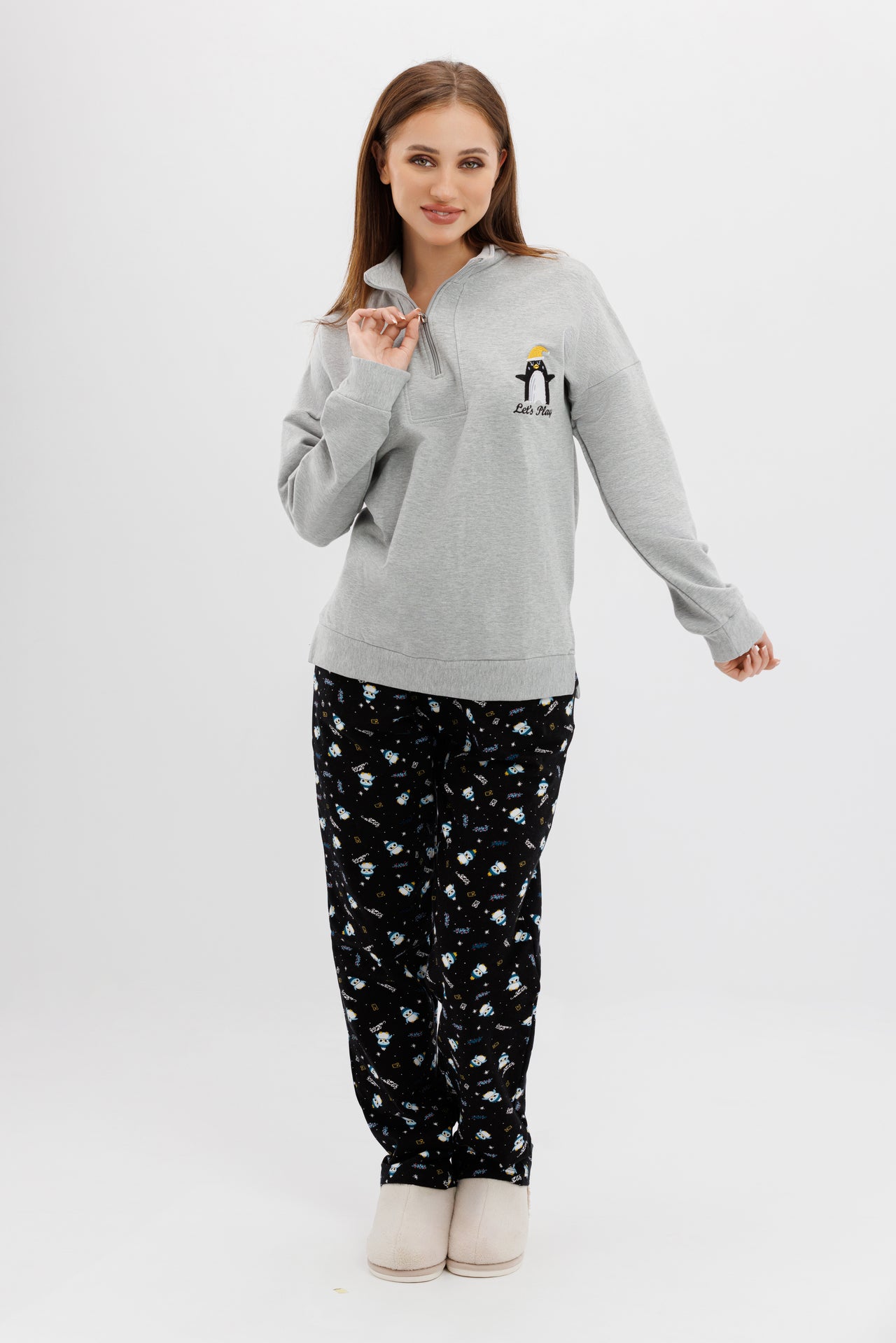 Winter grey pajama