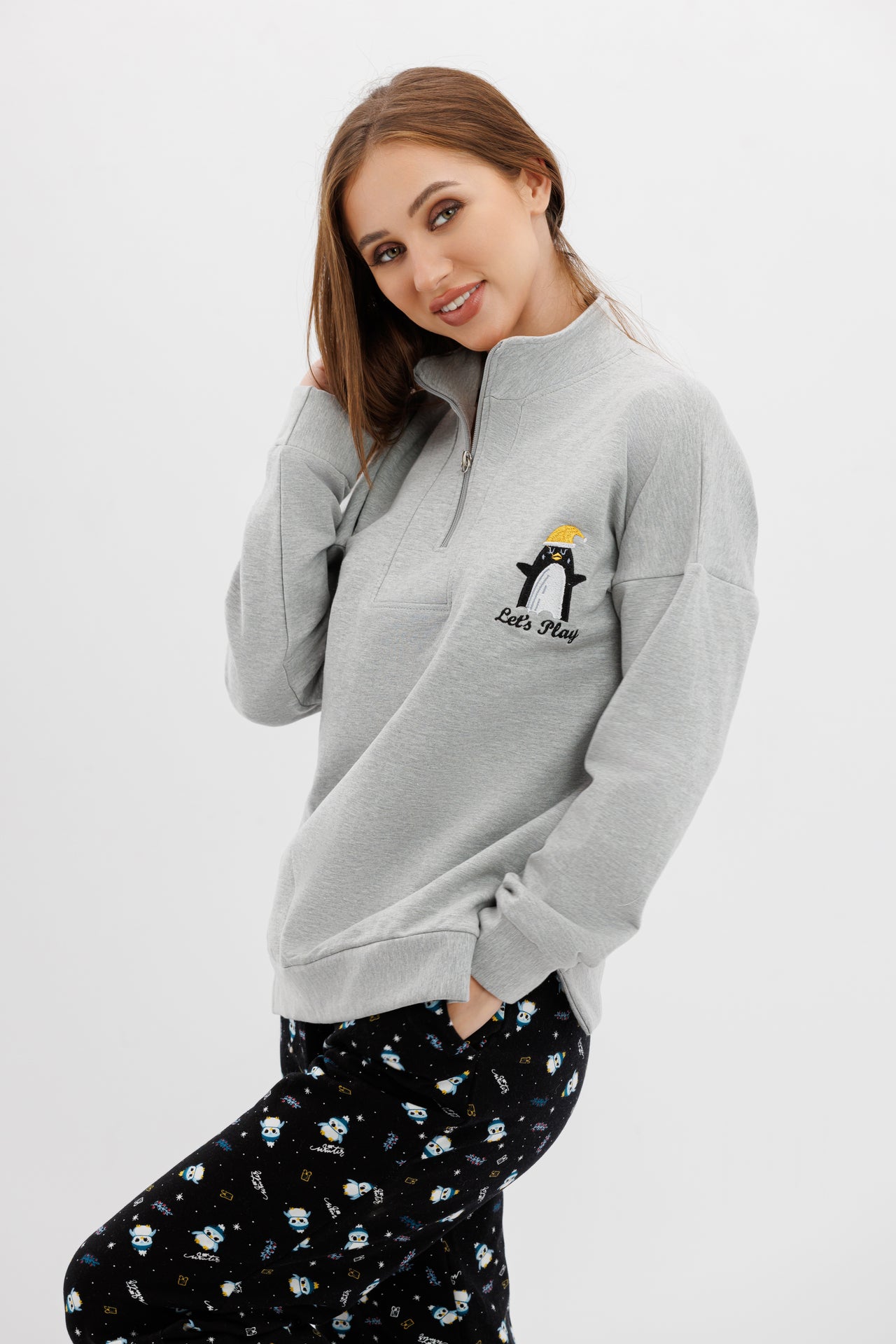 Winter grey pajama