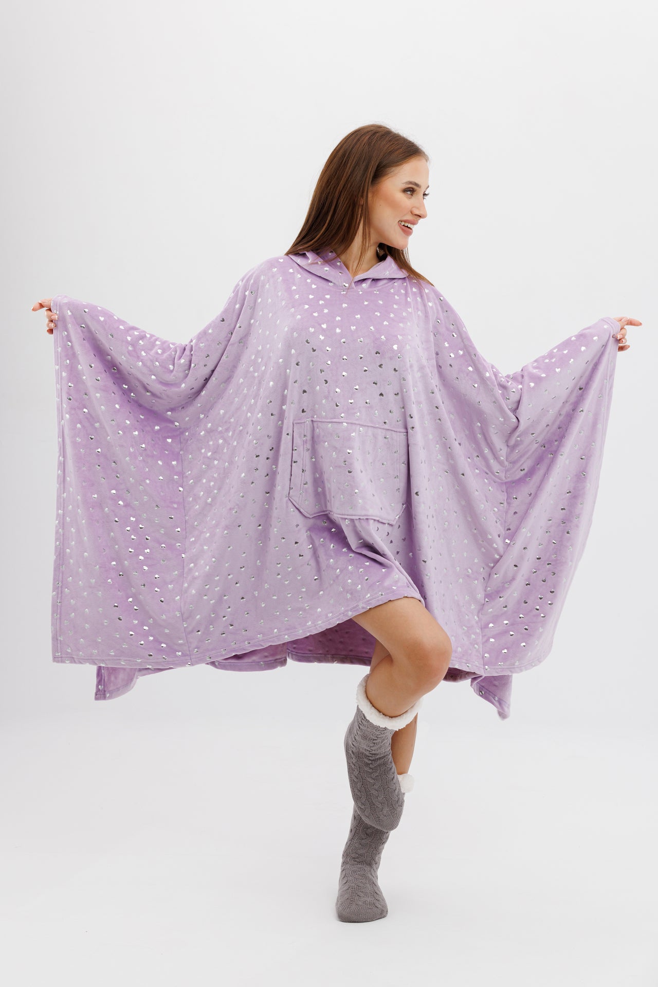 Purple Poncho