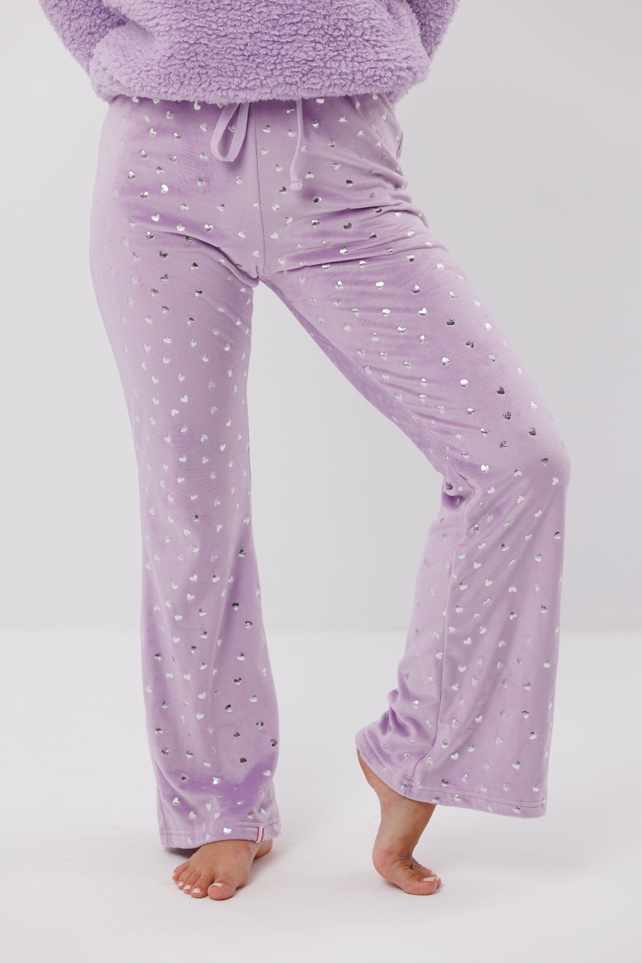 Silver Heart Full Pajama