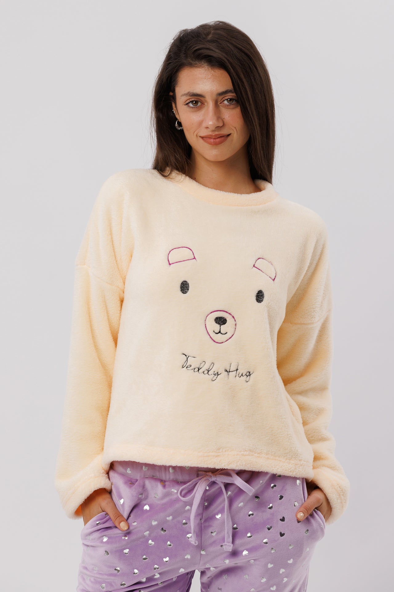 Teddy Hug  Winter Top Rose