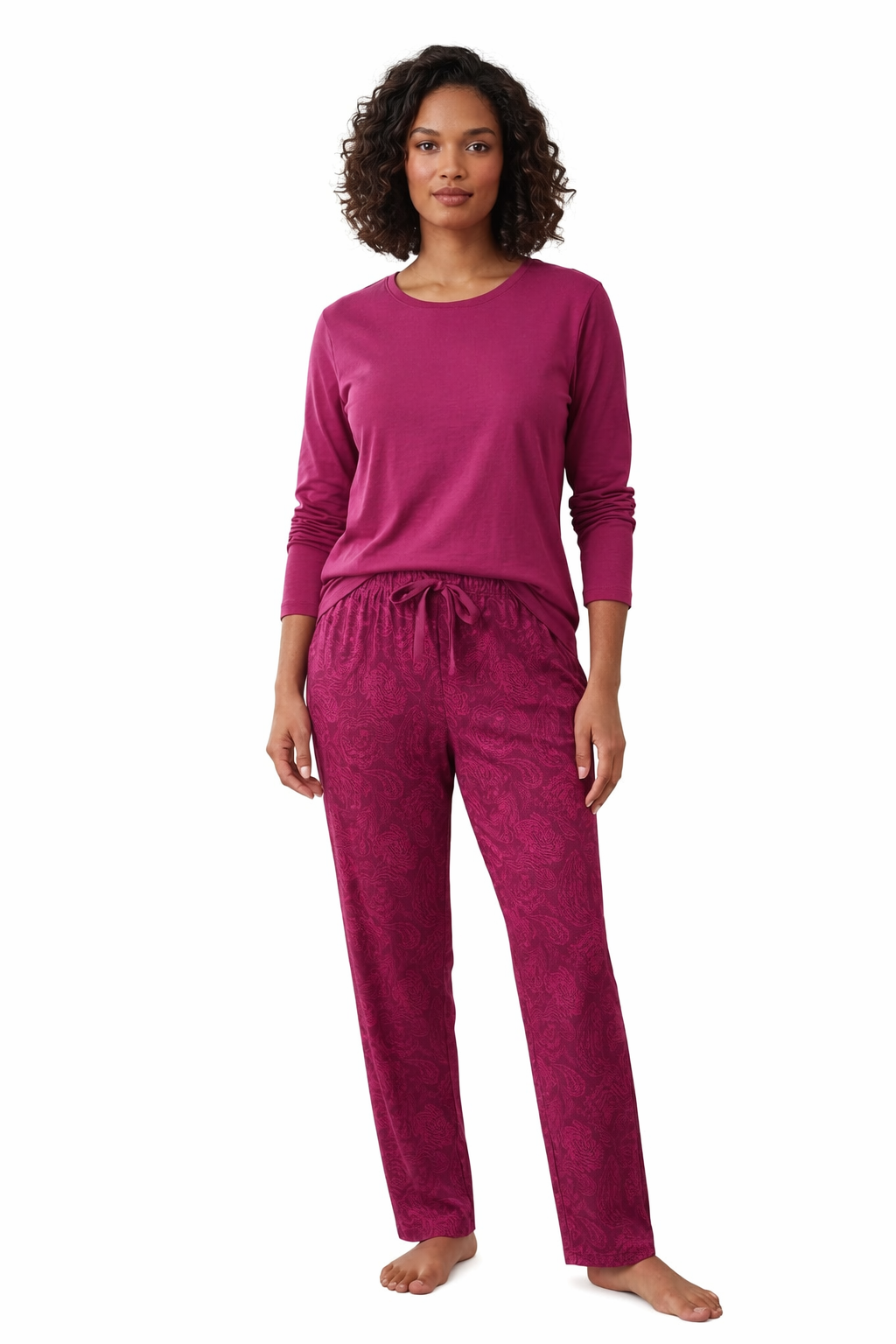 Rosy Night Lounge Set