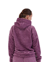 Purple Polar Winter Hoody Top Purple