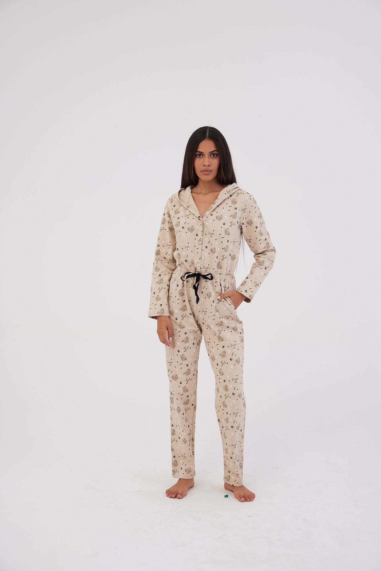 Pawsitive Winter Jumpsuit Biege