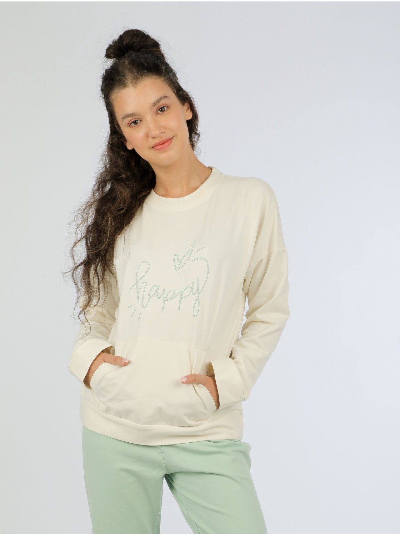 Winter velvet top