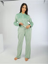 Winter mint jumpsuit