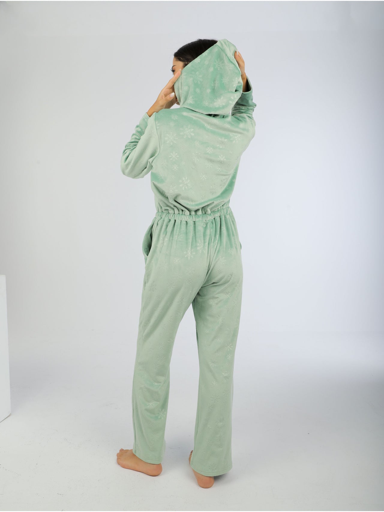 Winter mint jumpsuit