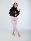 Winter velvet purple pajama