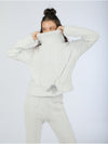 Winter high neck pajama White