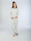 Winter high neck pajama White