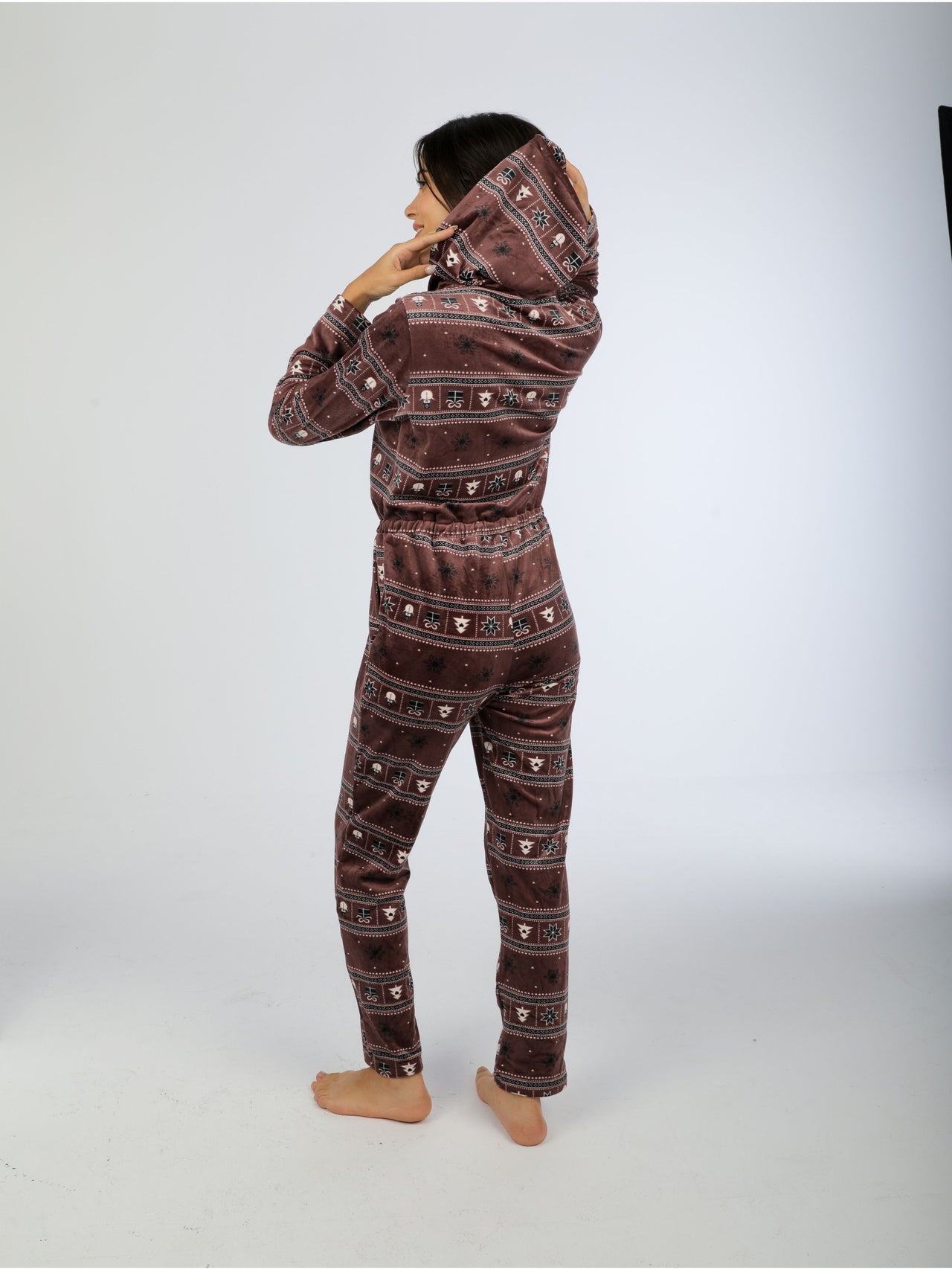 winter jumpsuit Brown