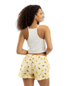 Pineapple Summer Shorts Yellow