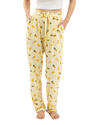 Pineapple Summer Tie Pants Yellow