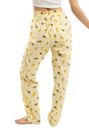 Pineapple Summer Tie Pants Yellow