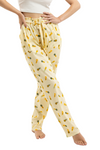 Pineapple Summer Tie Pants Yellow