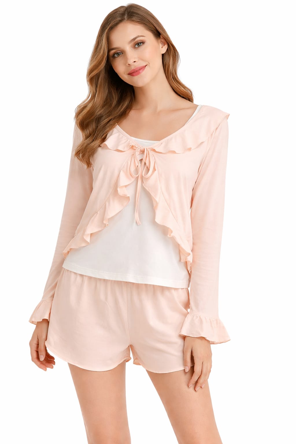 Ruffle Pjama 3 Pieces