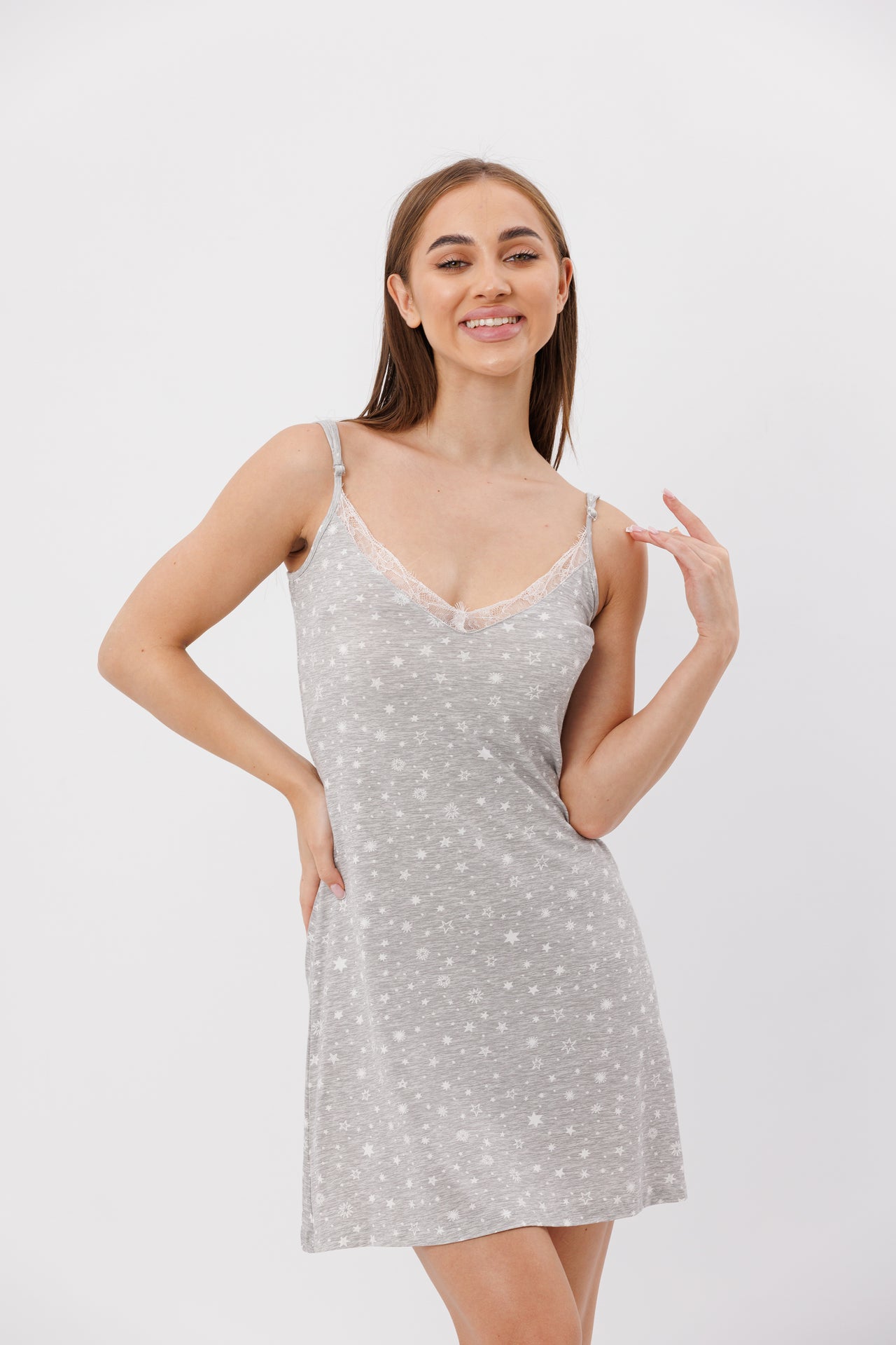 Stars Night Gown With Robe