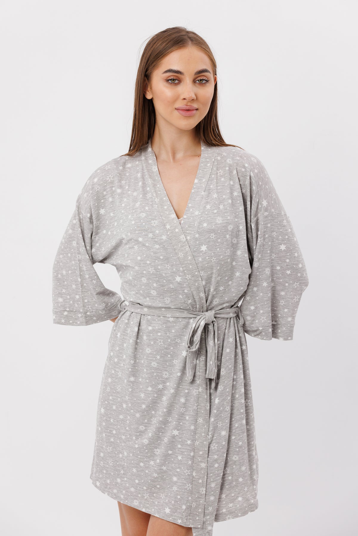 Fancy Star Robe Stars Night Gown With Robe