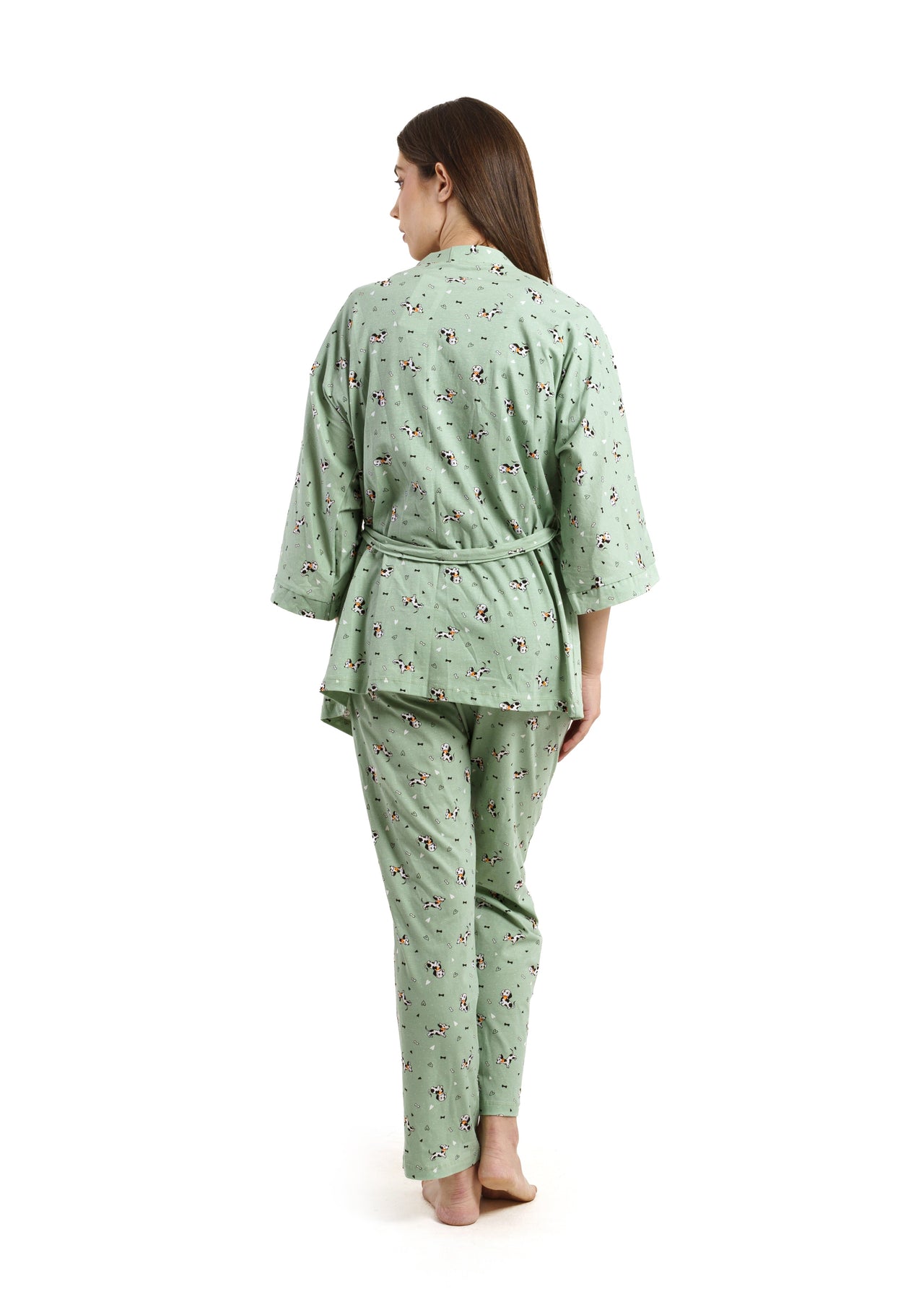 Spotted Dog full Pajamas 3Pieces
