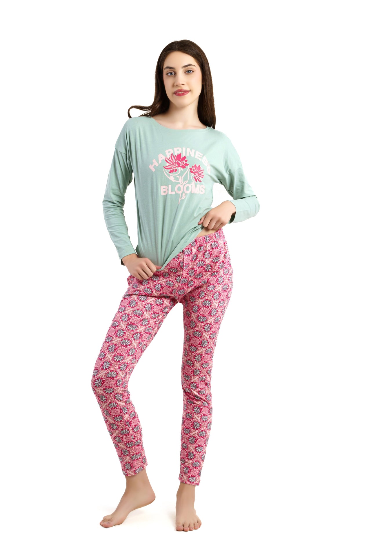 Pink Pasiley  Full Pajamas