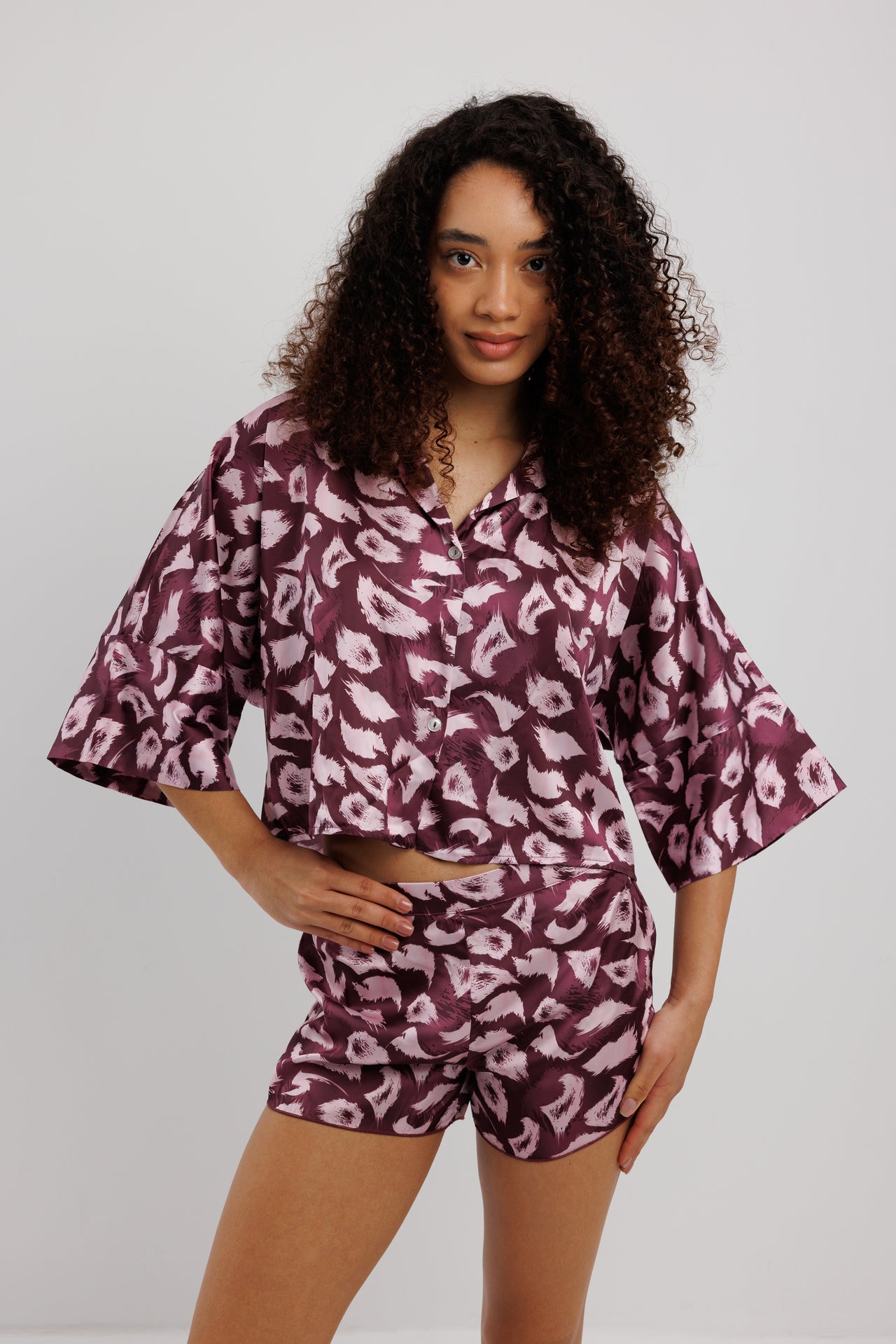 Chic Royal Feather Pajama