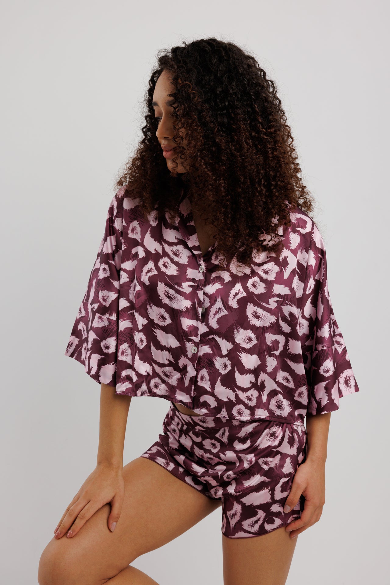 Chic Royal Feather Pajama