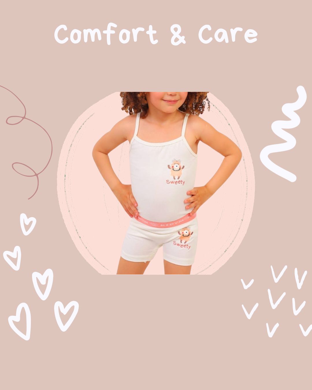 Sweety Kids Cotton Underwear Set