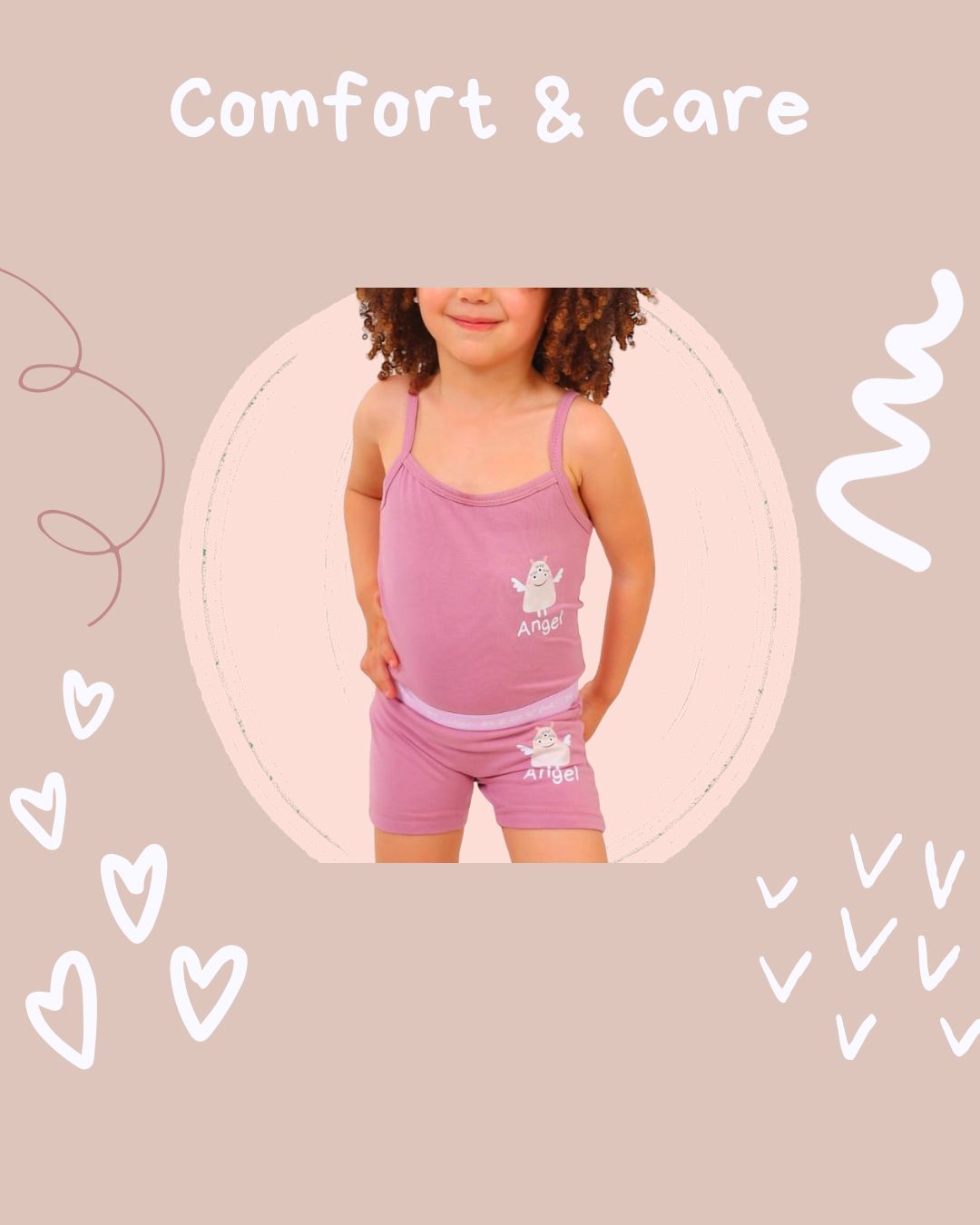 Angel Kids Cotton Underwear Set