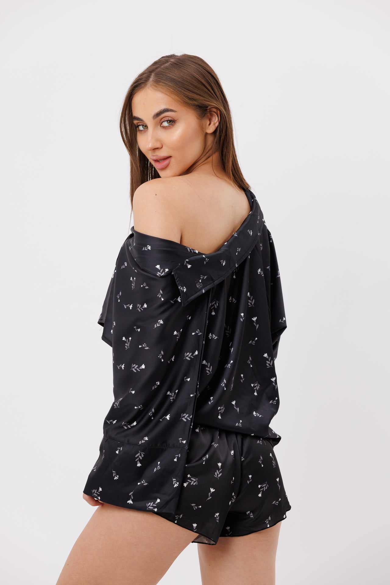 Floral Satin pajama