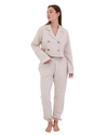 Feminine Full Winter Pajama Beige