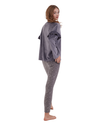 Star Foil Full Winter Pajama Arms Gray