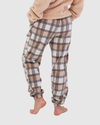 Cafe Checkers Winter Pants Biege