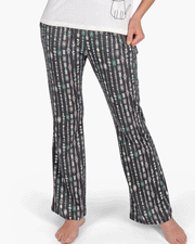 A2z Happy Lines Flared Leg Pants 