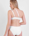 A2Z Women's Swimwear One Shoulder One Piece Swimsuit White