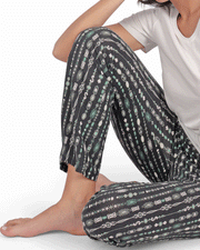 A2z Happy Lines Flared Leg Pants 
