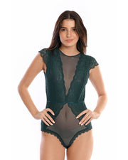 A2Z Lace Lined Teddy Nightgown