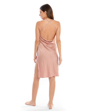 Women's Stain Criss-Cross Back Nightdress