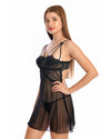 Nightgown Sheer-Lace Free size